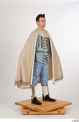 Whole Body Man White Historical Costume photo references